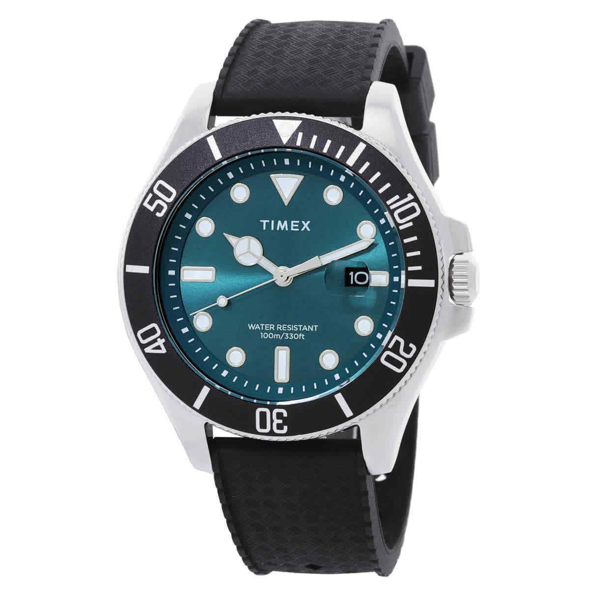 Timex Harborside Coast Quartz Green Dial Men`s Watch TW2V91700