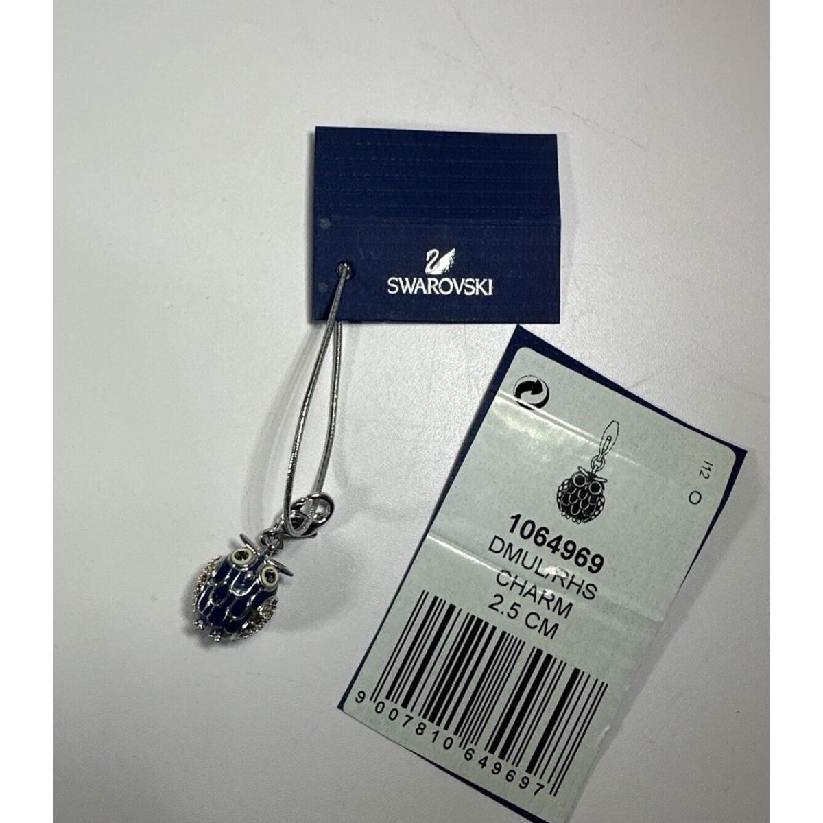 Swarovski Blue Owl Charm So Cute