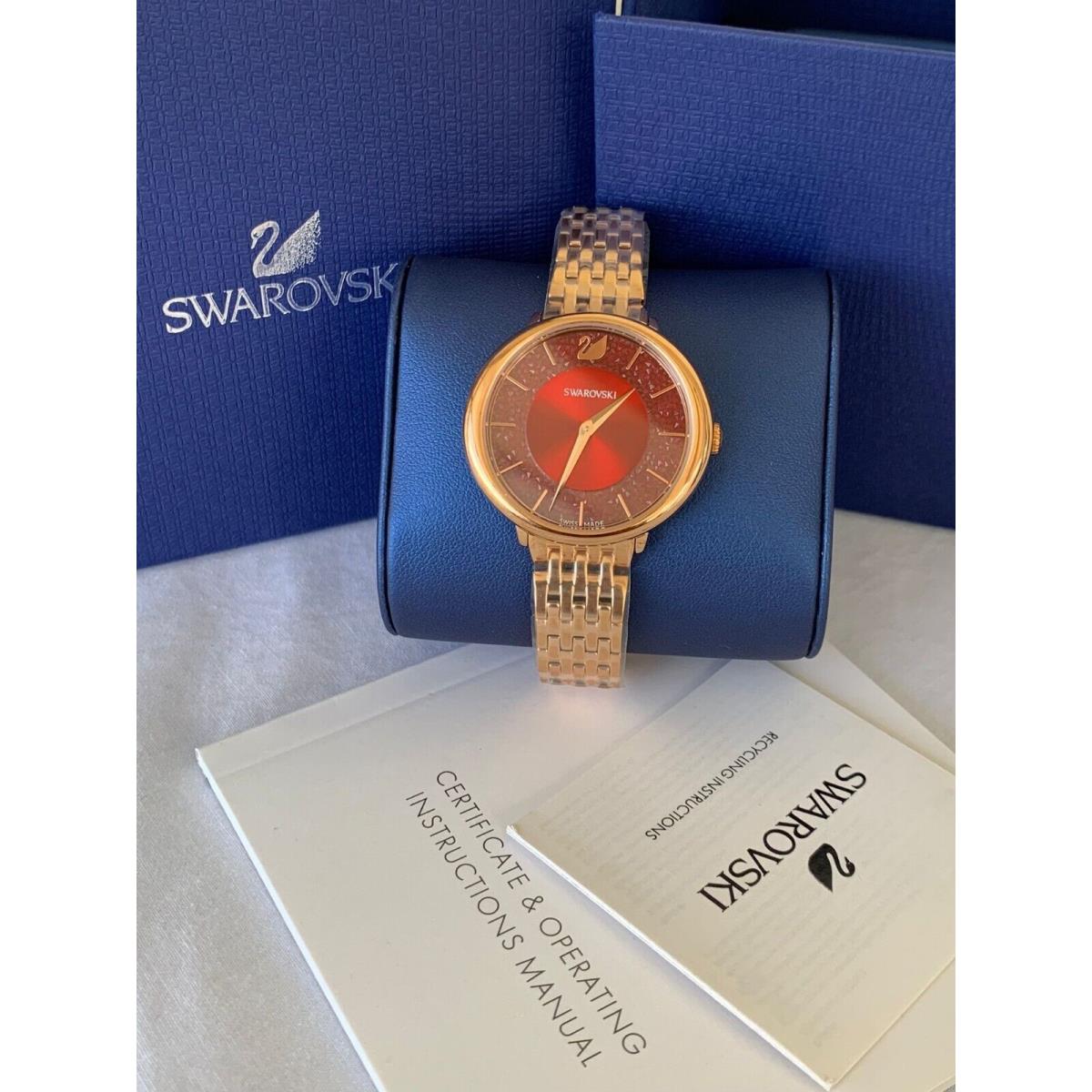 Swarovski Crystalline Crystal Rose Gold Watch