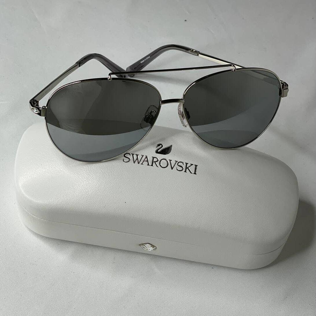 Swarovski Pilot 60mm Grey Sunglasses