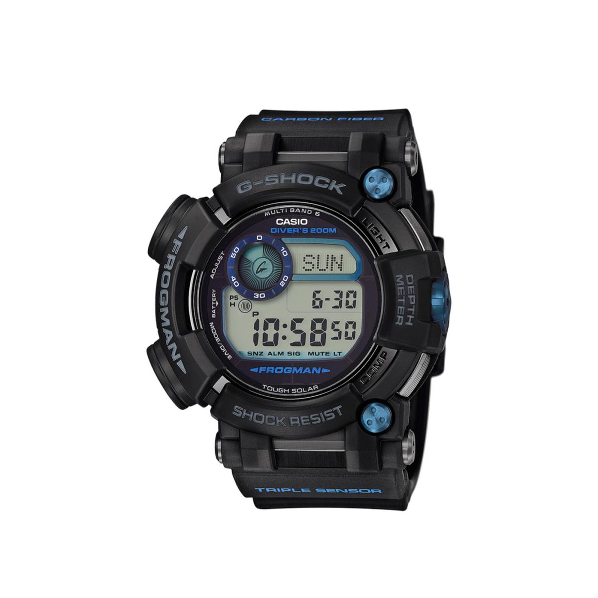 Casio G-shock GWFD1000B Frogman Master Of G Digital Resin Watch GWFD1000B-1CR