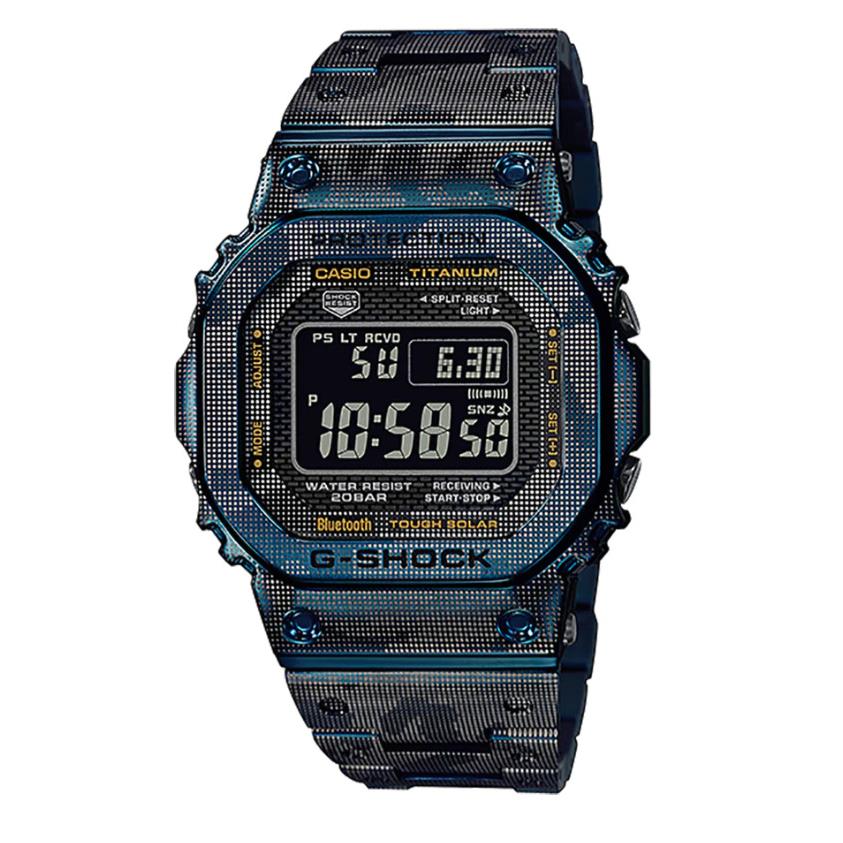 G-shock Titanium Blue Camouflage Limited Edition INT-GMW-B5000TCF-2DR Mens Watch