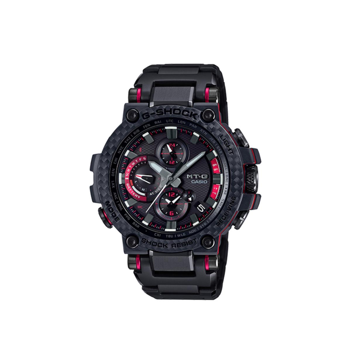 Casio G-shock MTGB1000 Mt-g Carbon Metal Black/red Men`s Watch MTGB1000XBD-1