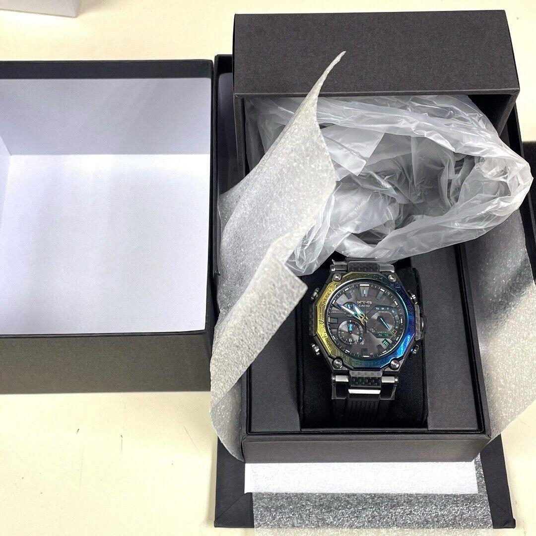 Casio MTG-B2000YR-1AJR Limited Edition Rainbow Bezel Watch Complete Set