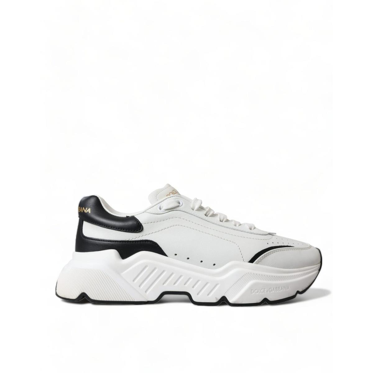 Dolce Gabbana White Black Low Top Daymaster Sneakers Shoes