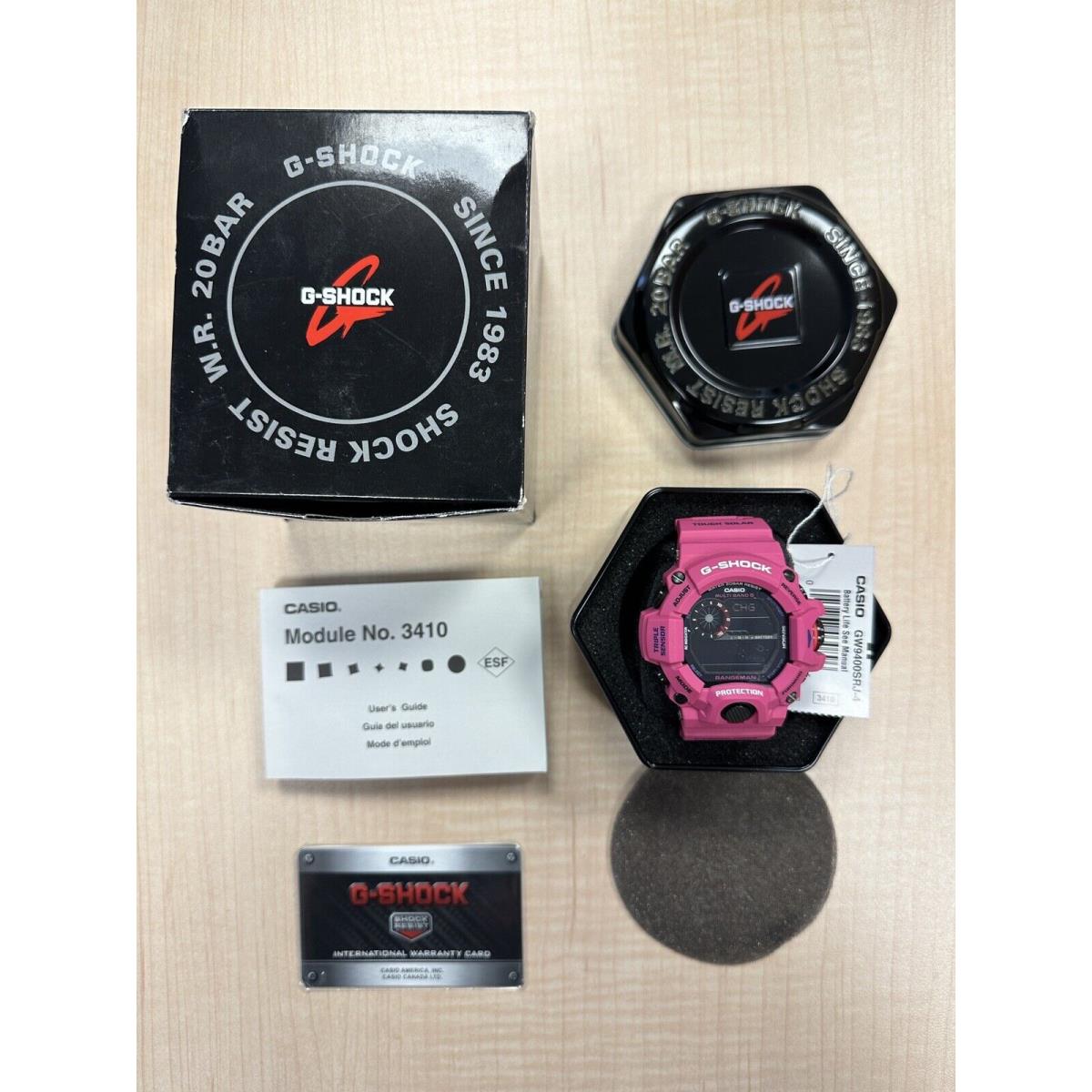 Casio G-shock GW-9400SRJ-4 Sunrise Purple Rangeman Limited Rare