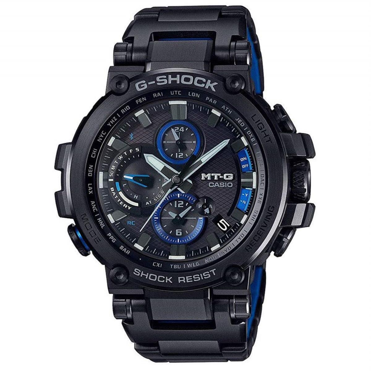 MTGB1000BD-1A G-shock Mt-g Men`s Watch Black Stainless Steel