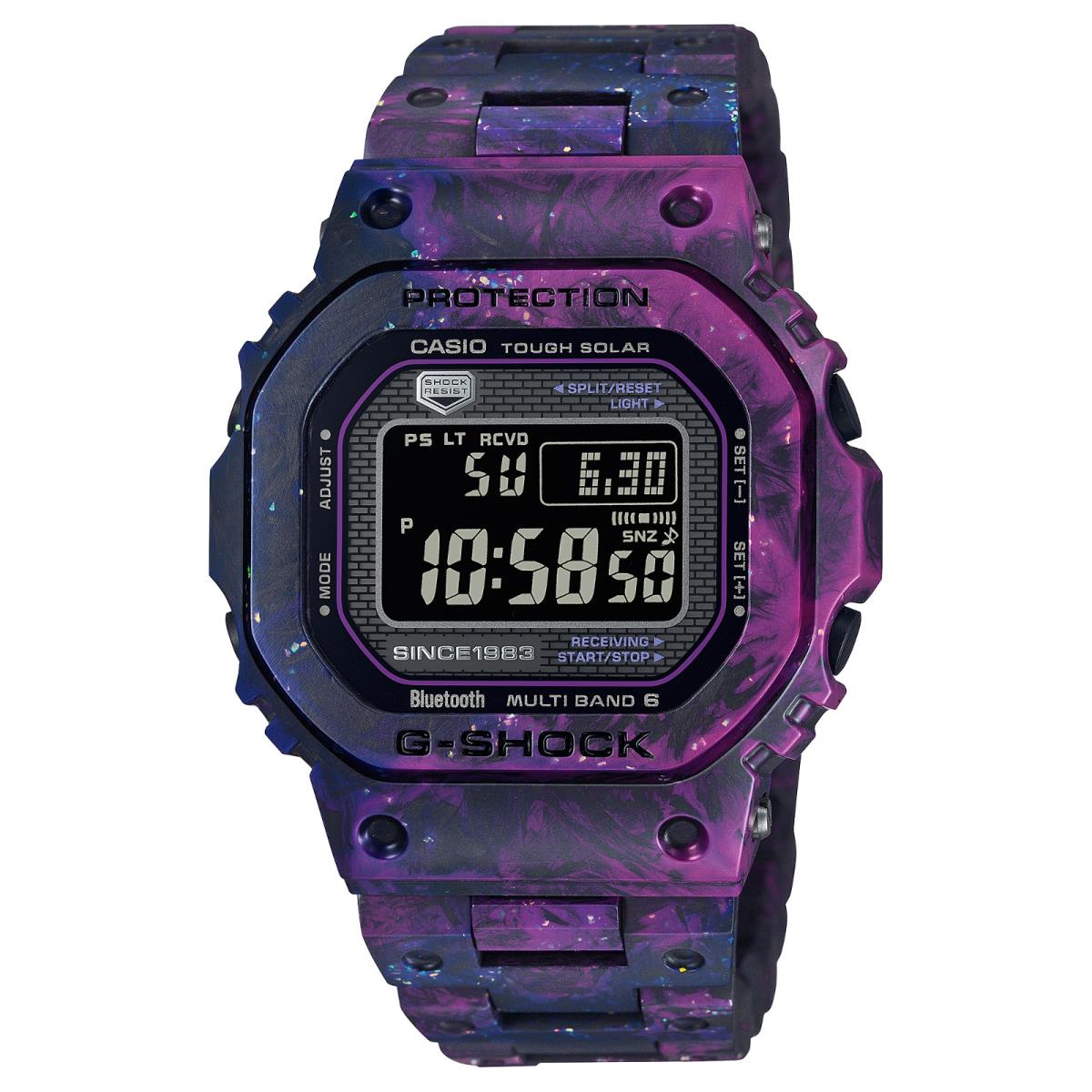 Casio G-shock Full Carbon 5000 Connected Tough Solar Purple Watch GCWB5000UN-6