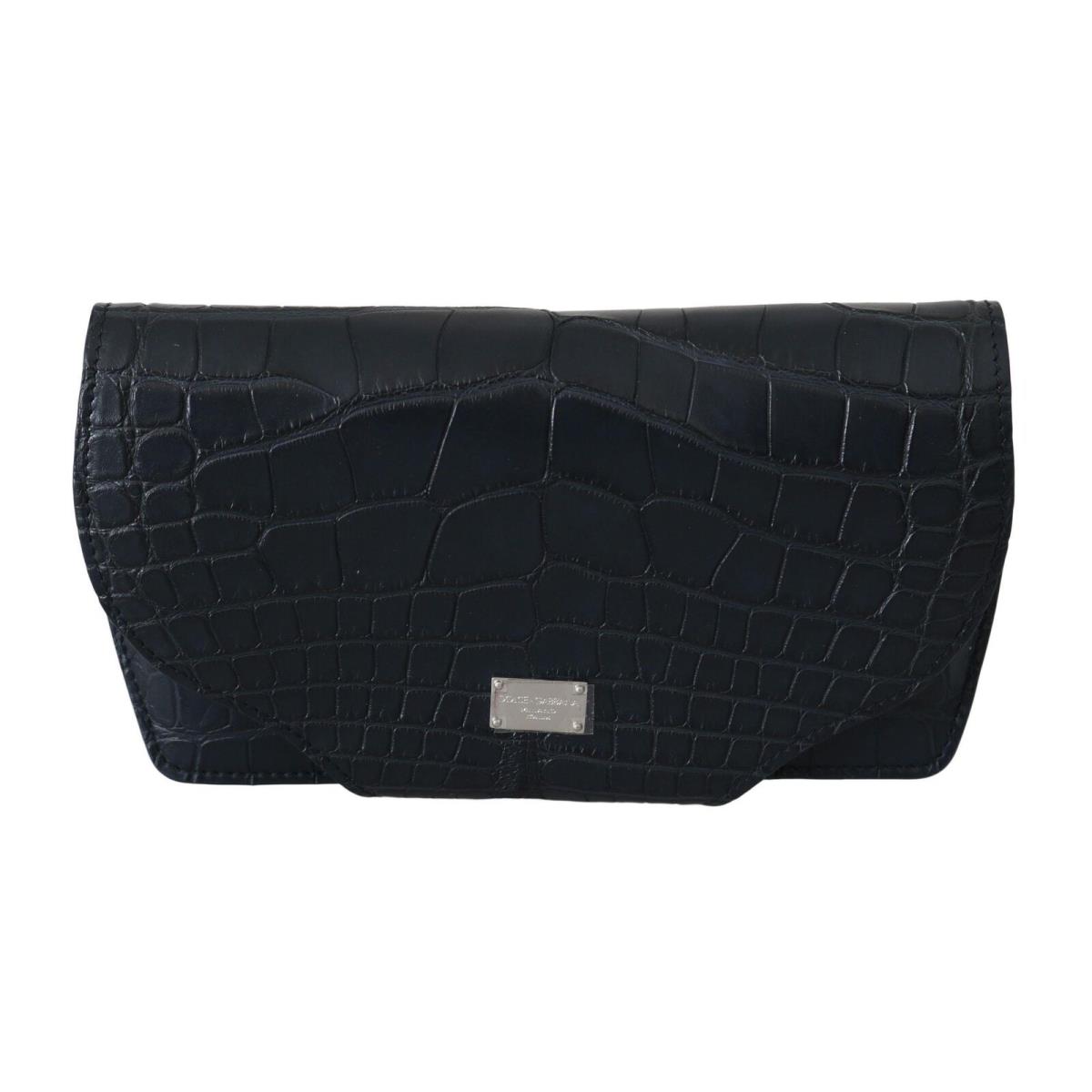 Dolce Gabbana Blue Crocodile Sunglasses Case