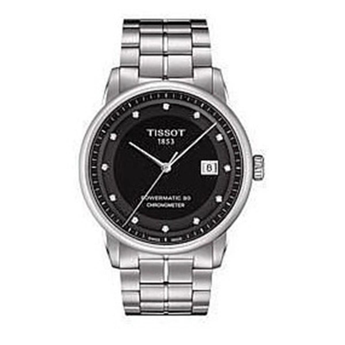 Tissot T0864081105600 Watch T-classic Luxury Mens - Black Dial Steel Case