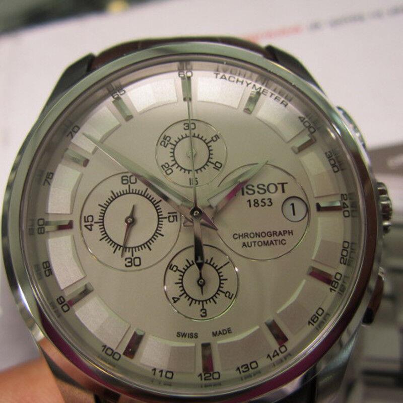 Tissot Couturier Men`s Watch Automatic Sapphire Lea Sports Swiss T0356271603100