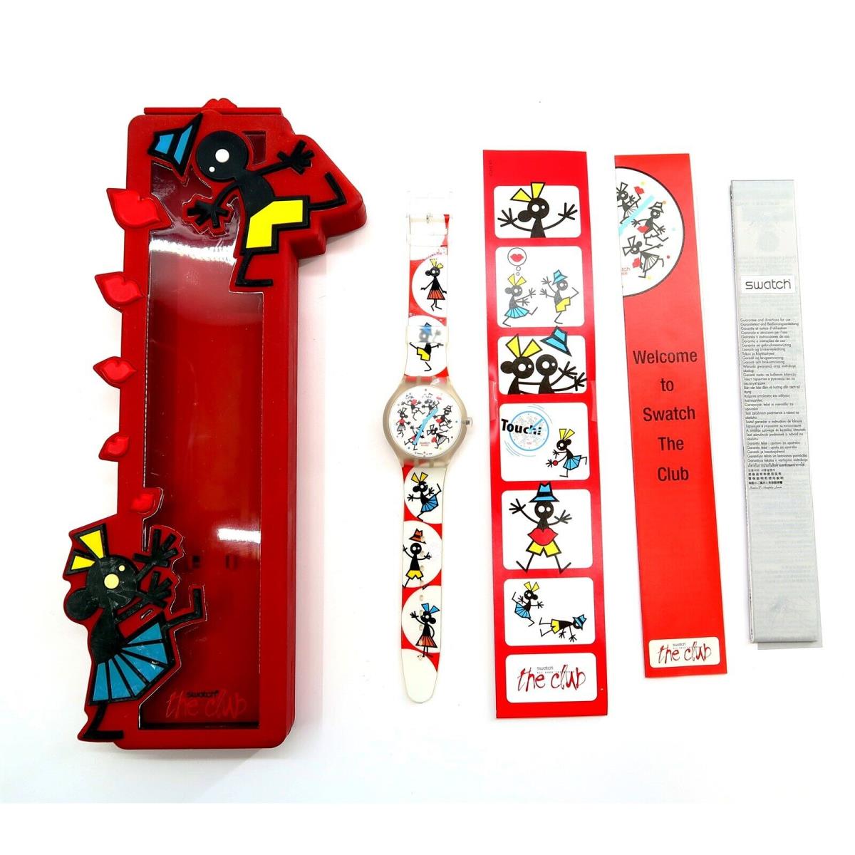 Swatch Watch Time For A Kiss STGK104 Game 2004 Collectors Special Edition