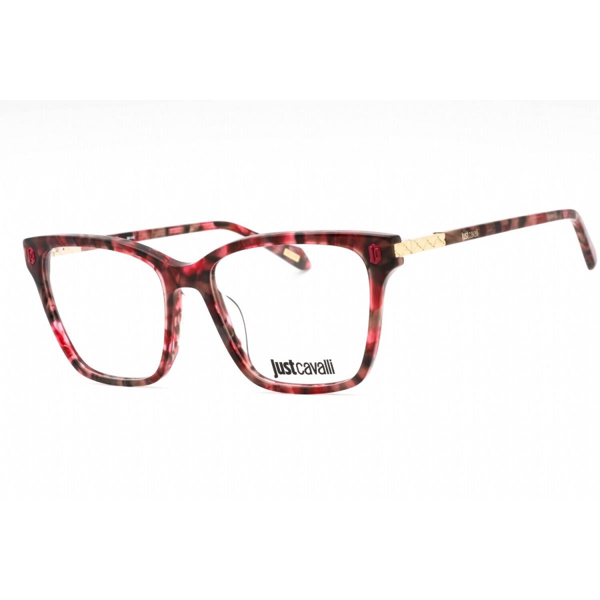 Just Cavalli VJC012-9AT-53 Eyeglasses Size 53mm 16mm 135mm Redhavana Women