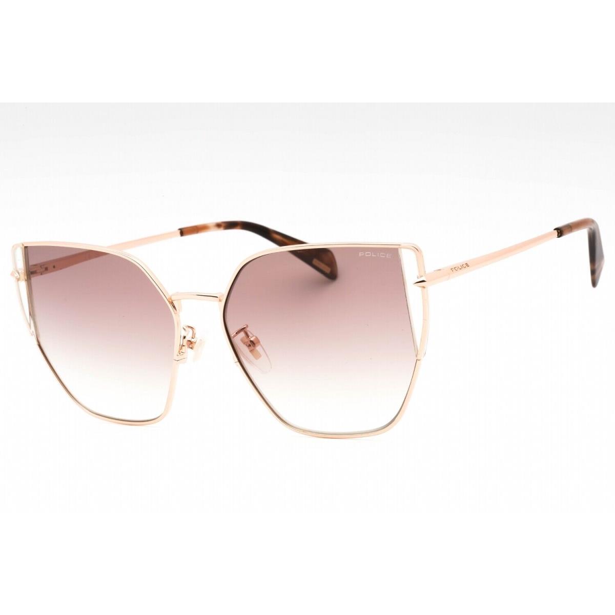 Police SPLL38M-08FC Shiny Copper Gold Sunglasses