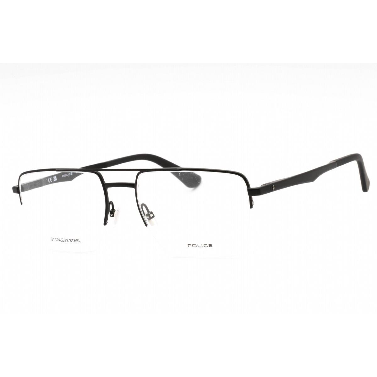 Police VPLG71M-0531 Semi Matte Black Eyeglasses