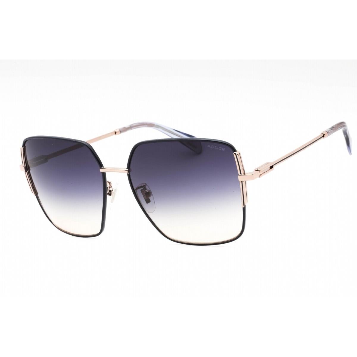 Police SPLF34-0E59 Shiny Red Gold Sunglasses