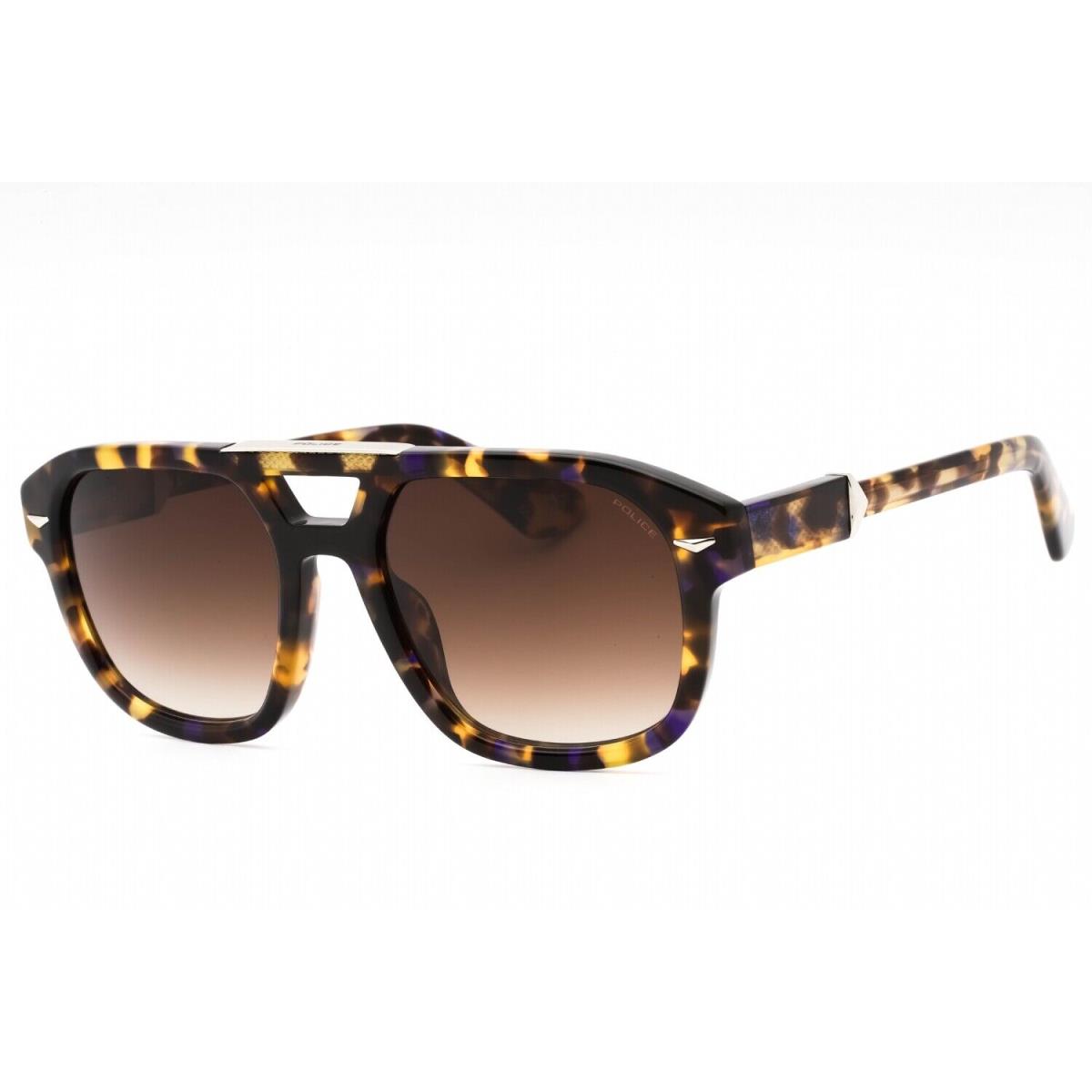 Police SPLL19M-0744 Shiny Havana Sunglasses