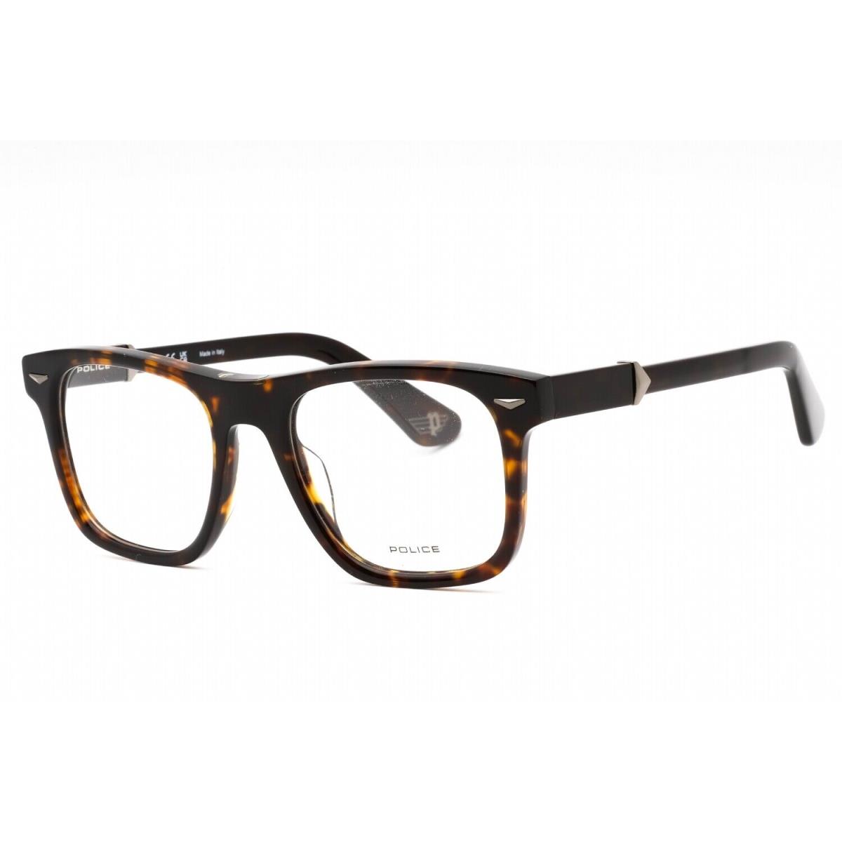 Police VPLL72M-722-52 Eyeglasses Size 52mm 0mm 0mm Havana Men