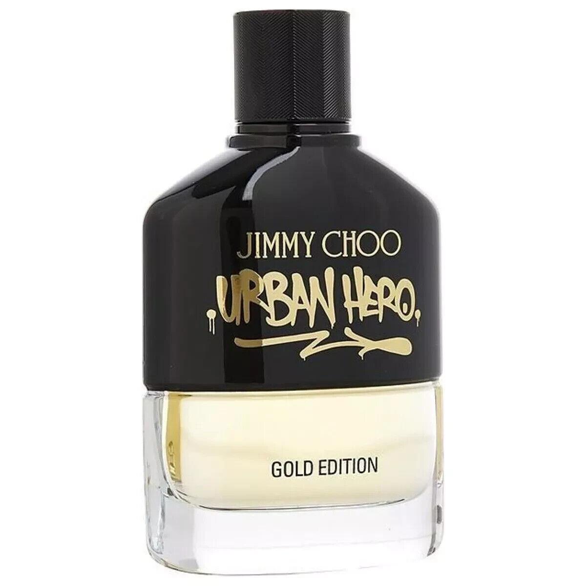 Urban Hero Gold Edition By Jimmy Choo For Men Edp 3.3 / 3.4 oz Tester