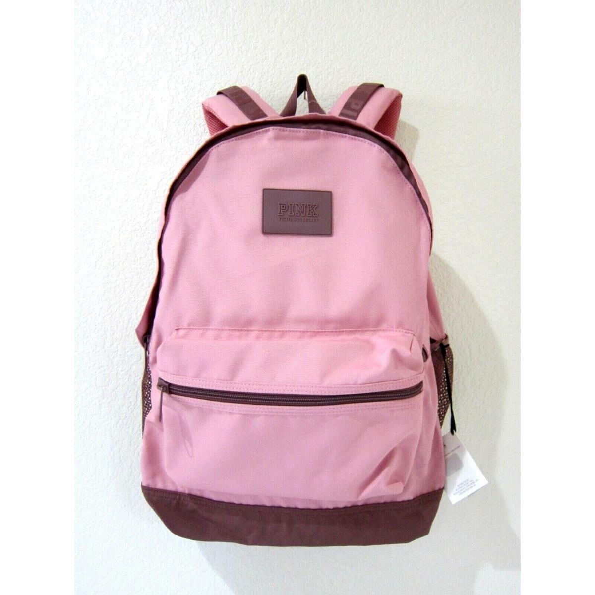 Victoria Secret Pink Smokey Rose Cocoa Carry ON Campus Backpack Book Bag Travel