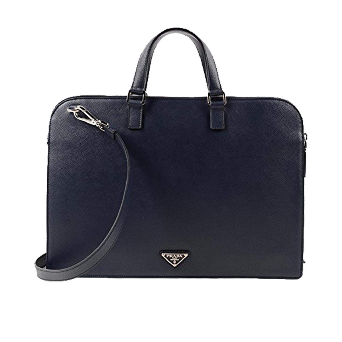 Prada Men`s Briefcase Blue