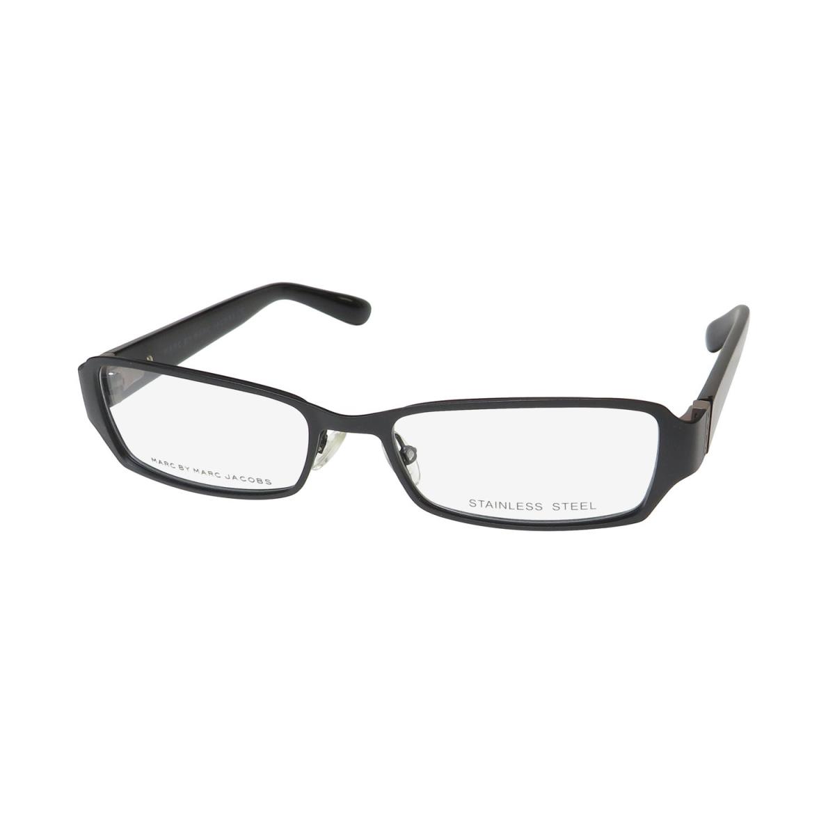 Marc Jacobs 539 Eyeglass Frame/glasses Adjustable Nosepads Designer Eyewear Rare Matte Black