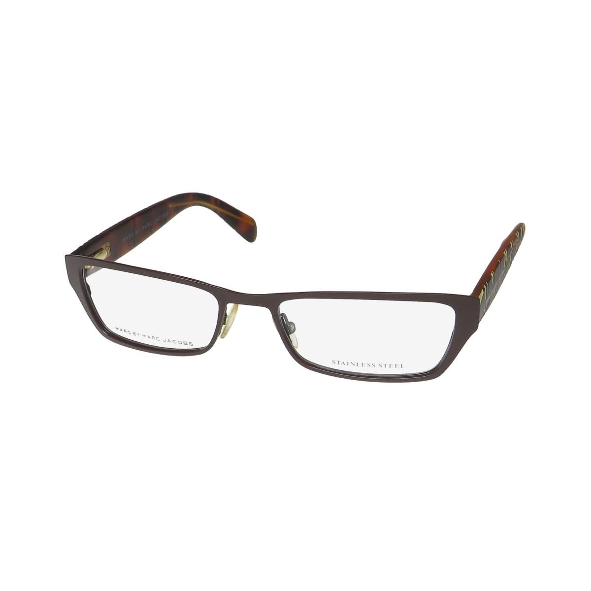 Marc Jacobs 554 Cat Eye Eyeglass Frame/glasses Adjustable Nose Pads Exclusive Semi Matte Brown / Havana