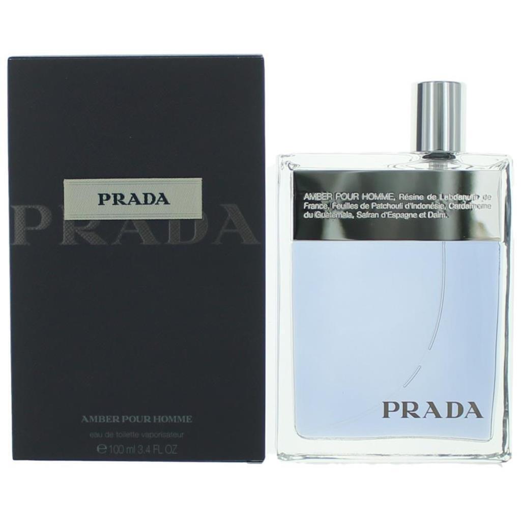 Prada Amber 3.4 oz Edt Spray For Men