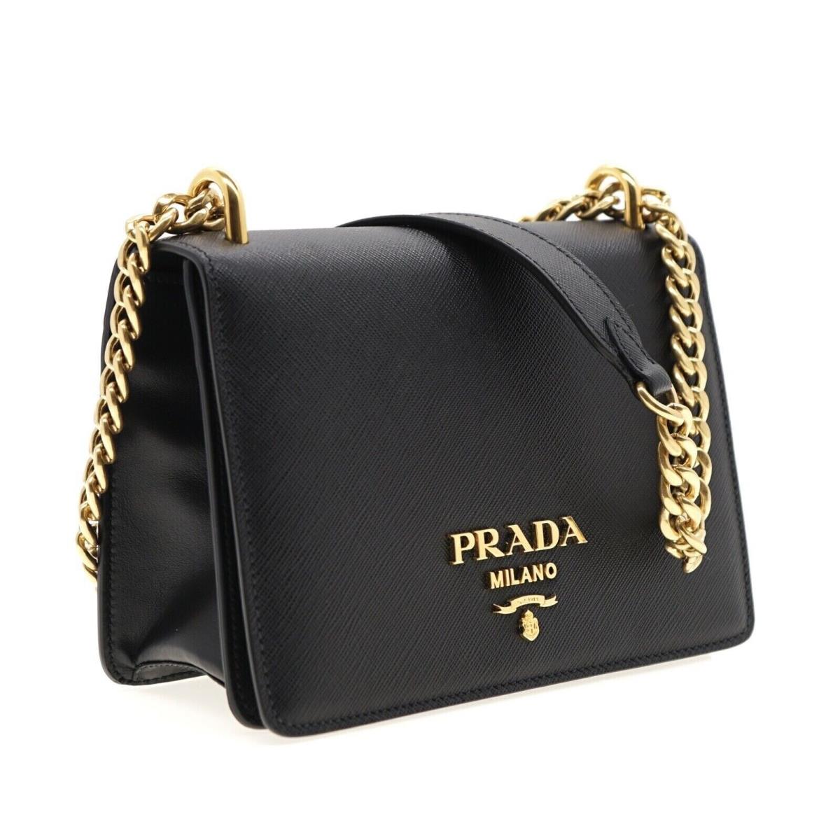 Prada Chain Crossbody Shoulder Bag Saffiano Leather 1BD133