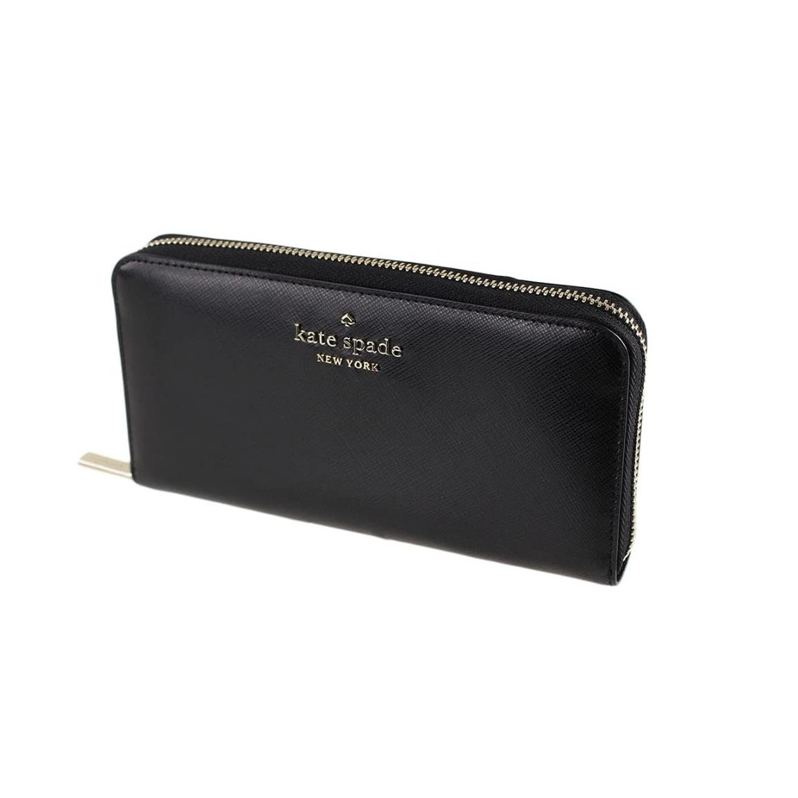 Kate Spade New York Staci Madison Large Continental Leather Wallet Black