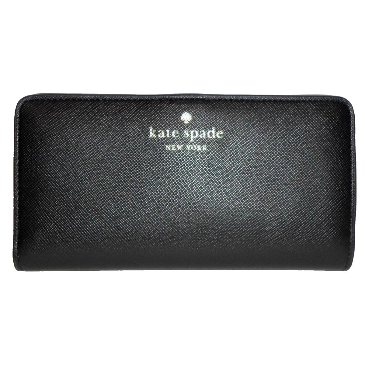 Kate Spade Schuyler Black Saffiano Bifold Wallet