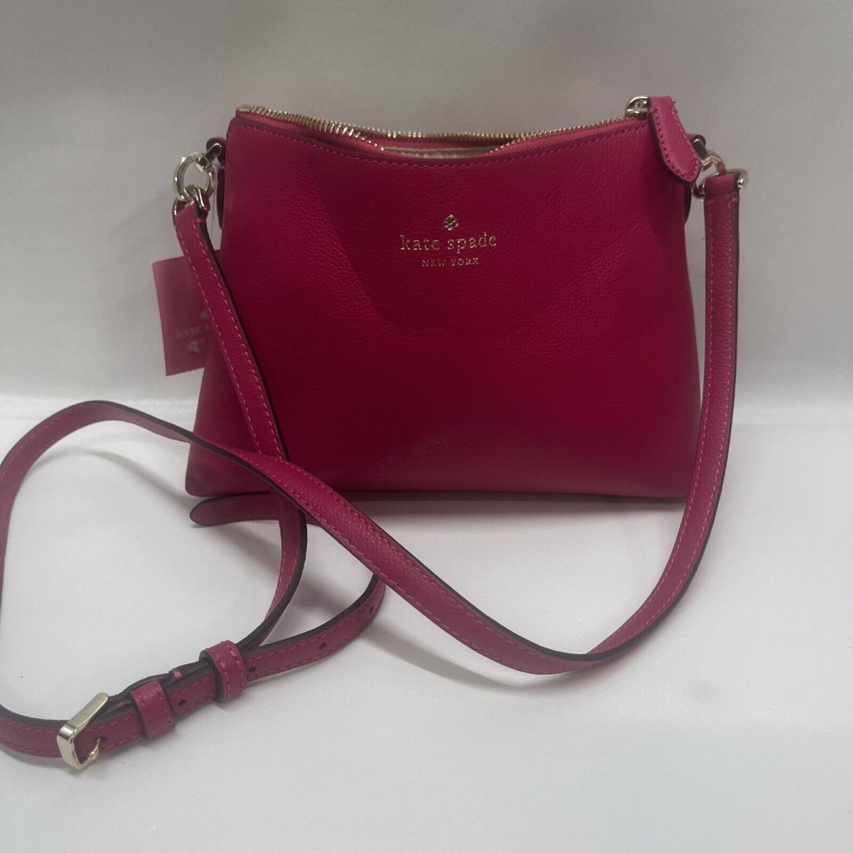 Kate Spade Small Bailey Crossbody Hot Pink Ruby Bag