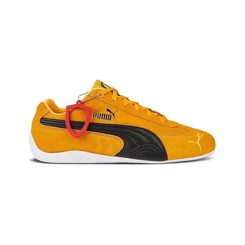 Puma Ferrari Speedcat Shield Tangerine Black White Lifestyle Men Shoes 307028-04 - Multicolor