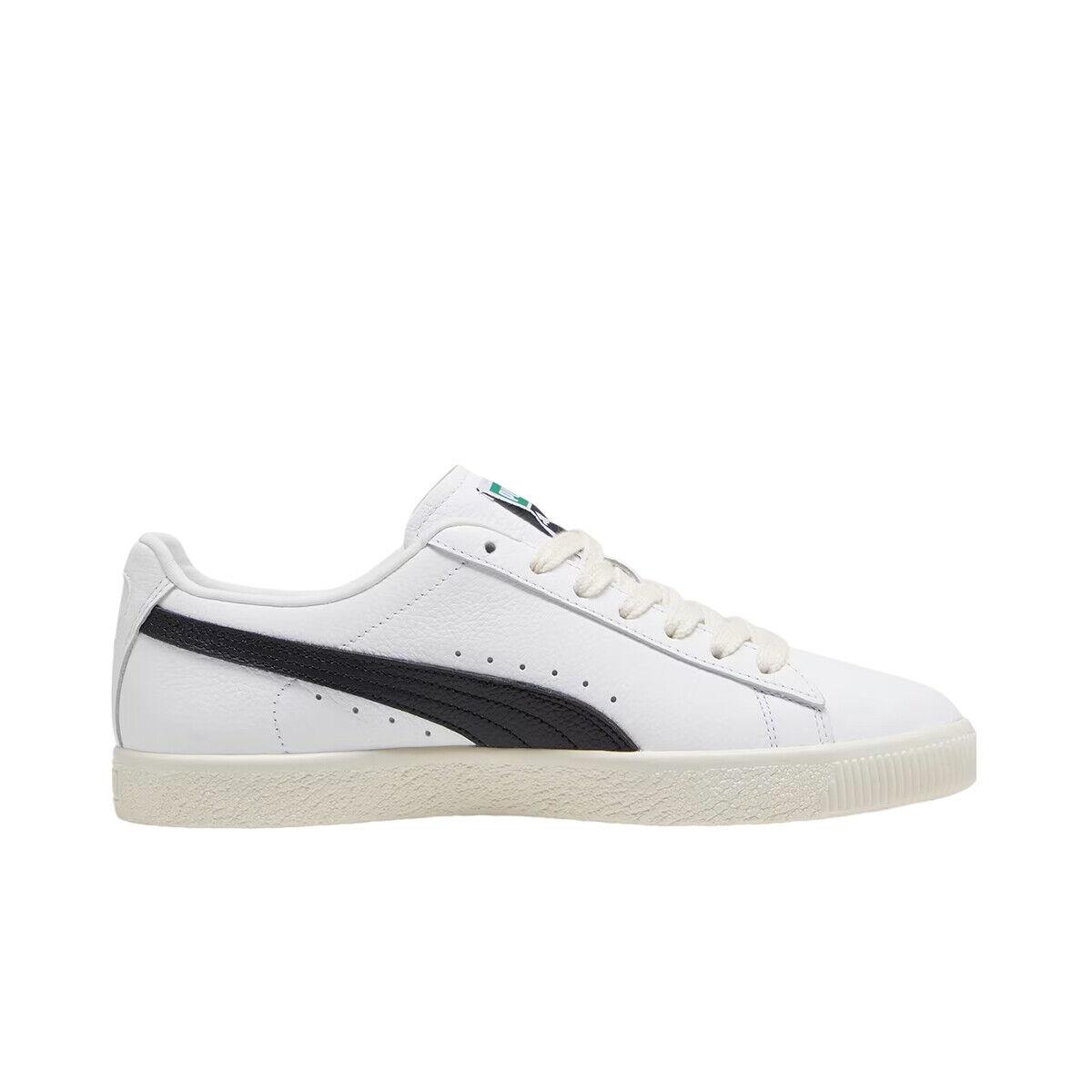 Puma Athletic Shoes Clyde Leather Mens White 398703 - White