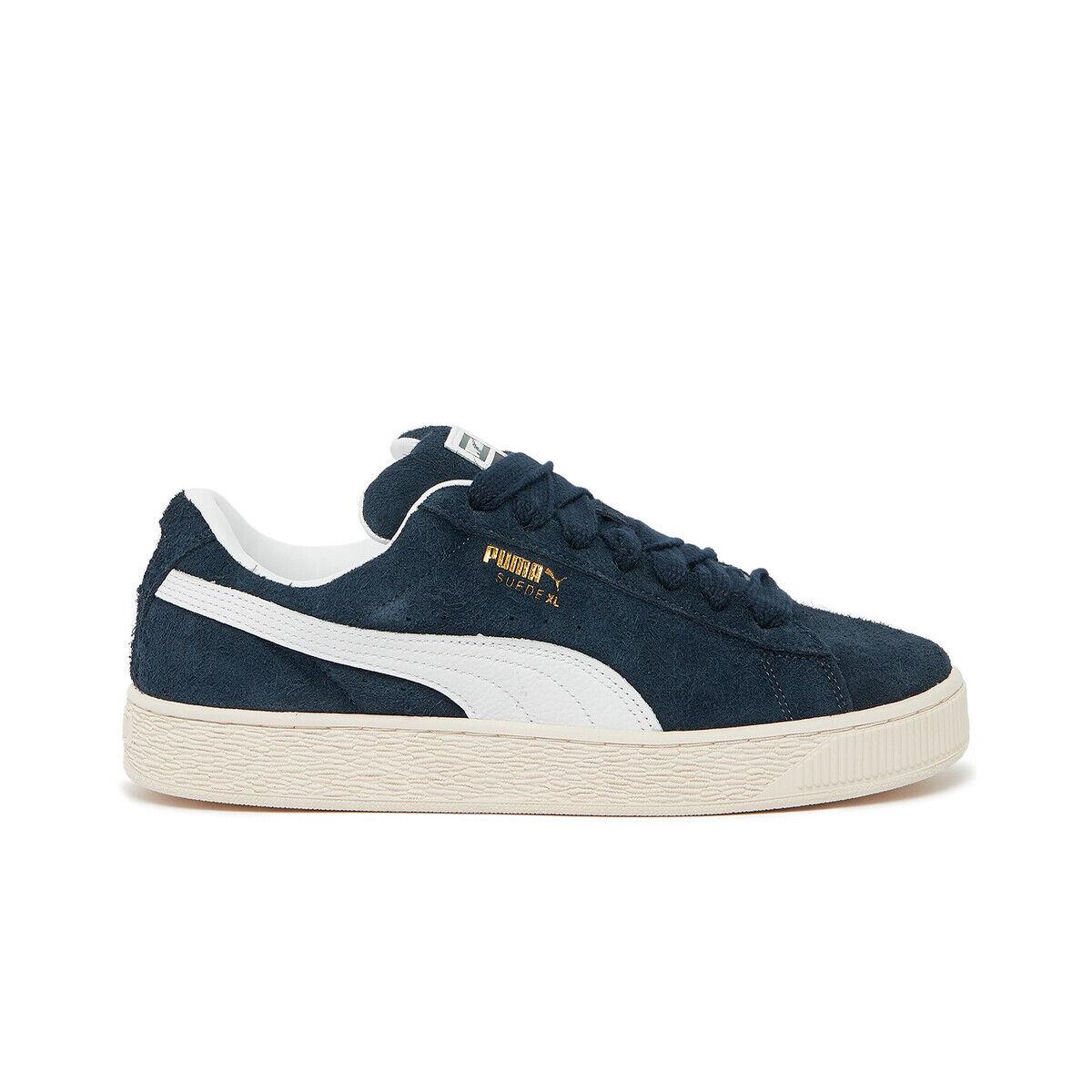 Puma Athletic Shoes Suede XL Hairy Mens Navy 397241