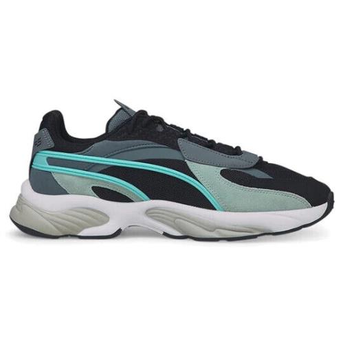 Puma Rs-connect Splash 381910-03 Men`s Black/eggshell Blue Running Shoes P050