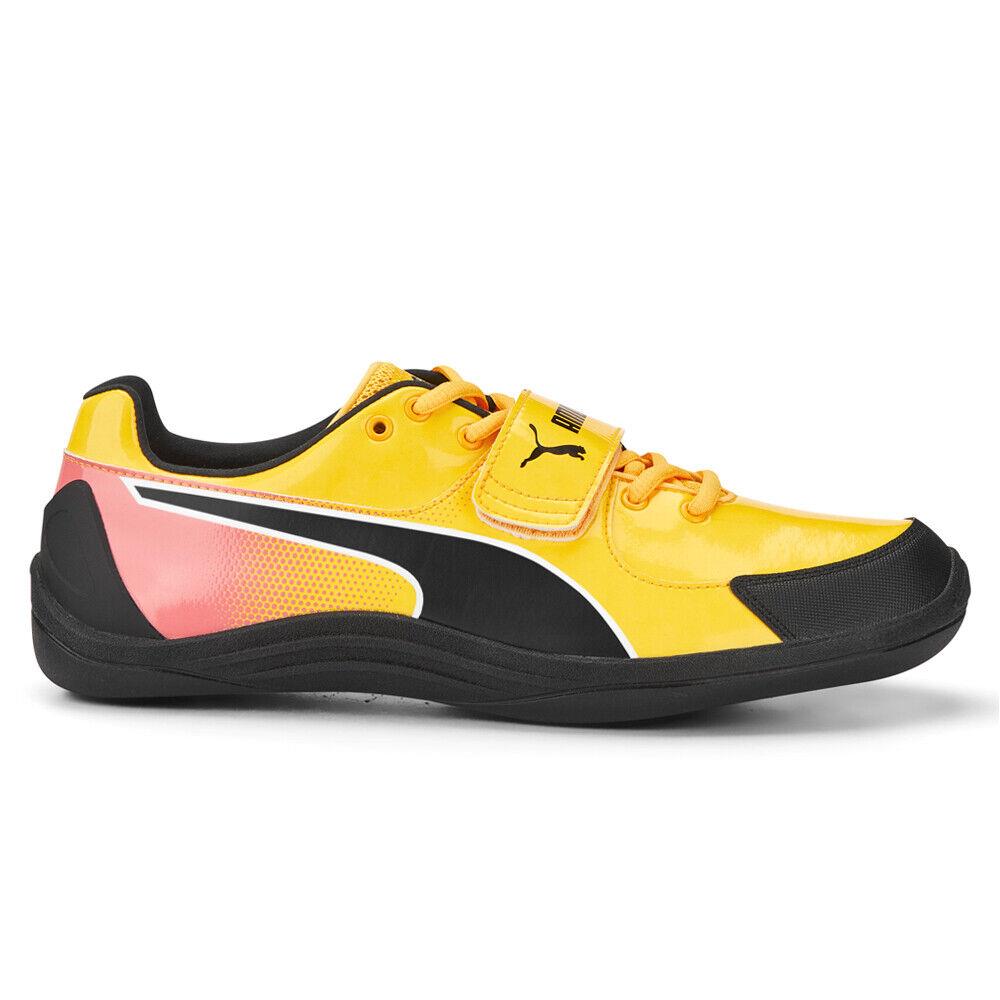 Puma Evospeed Throw 10 Running Mens Yellow Sneakers Casual Shoes 37700601