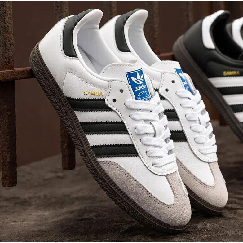 Adidas Samba OG Men`s White/black Workout Training Shoes B75806