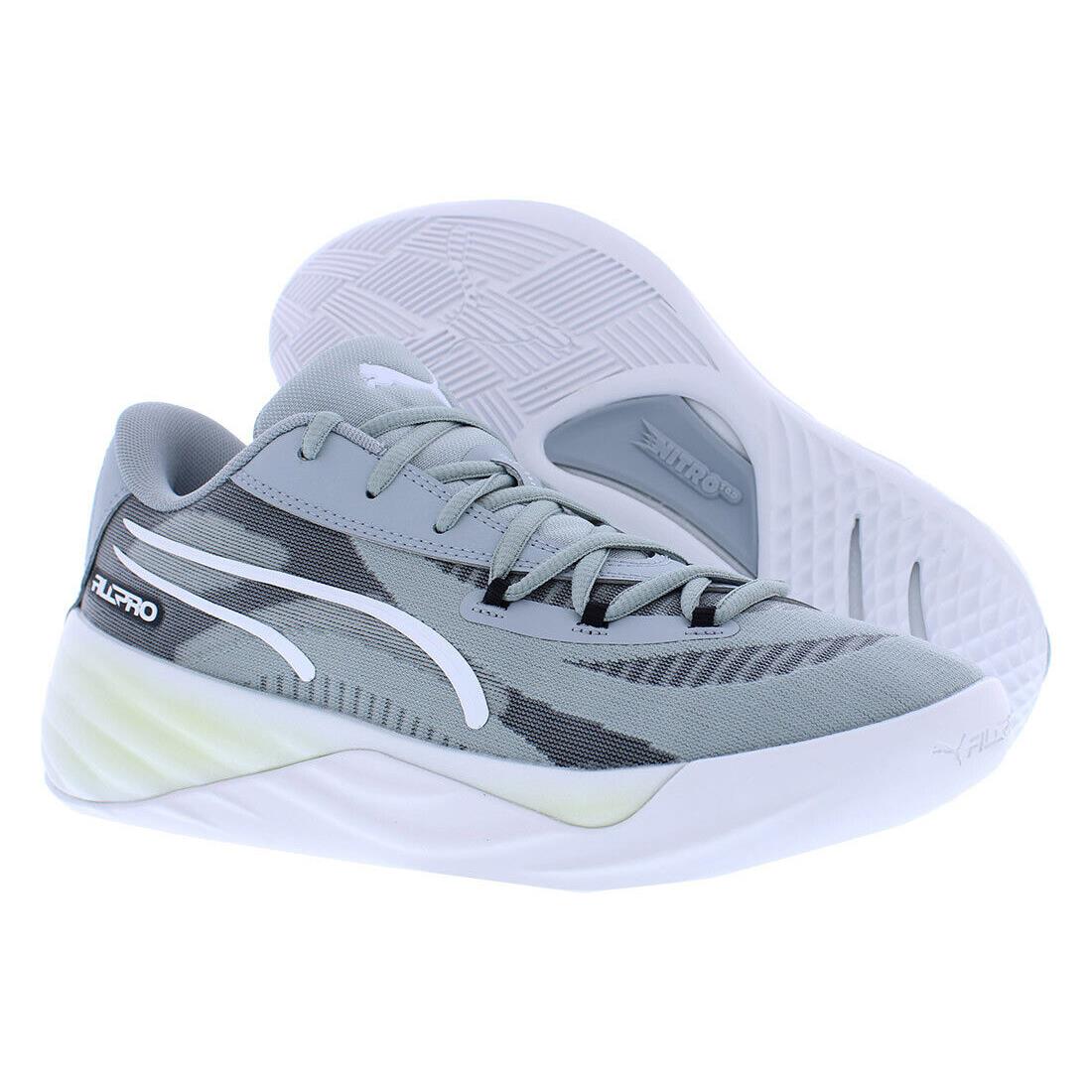 Puma All Pro Nitro Team Mens Shoes Size 8.5 Color: Quarry/white