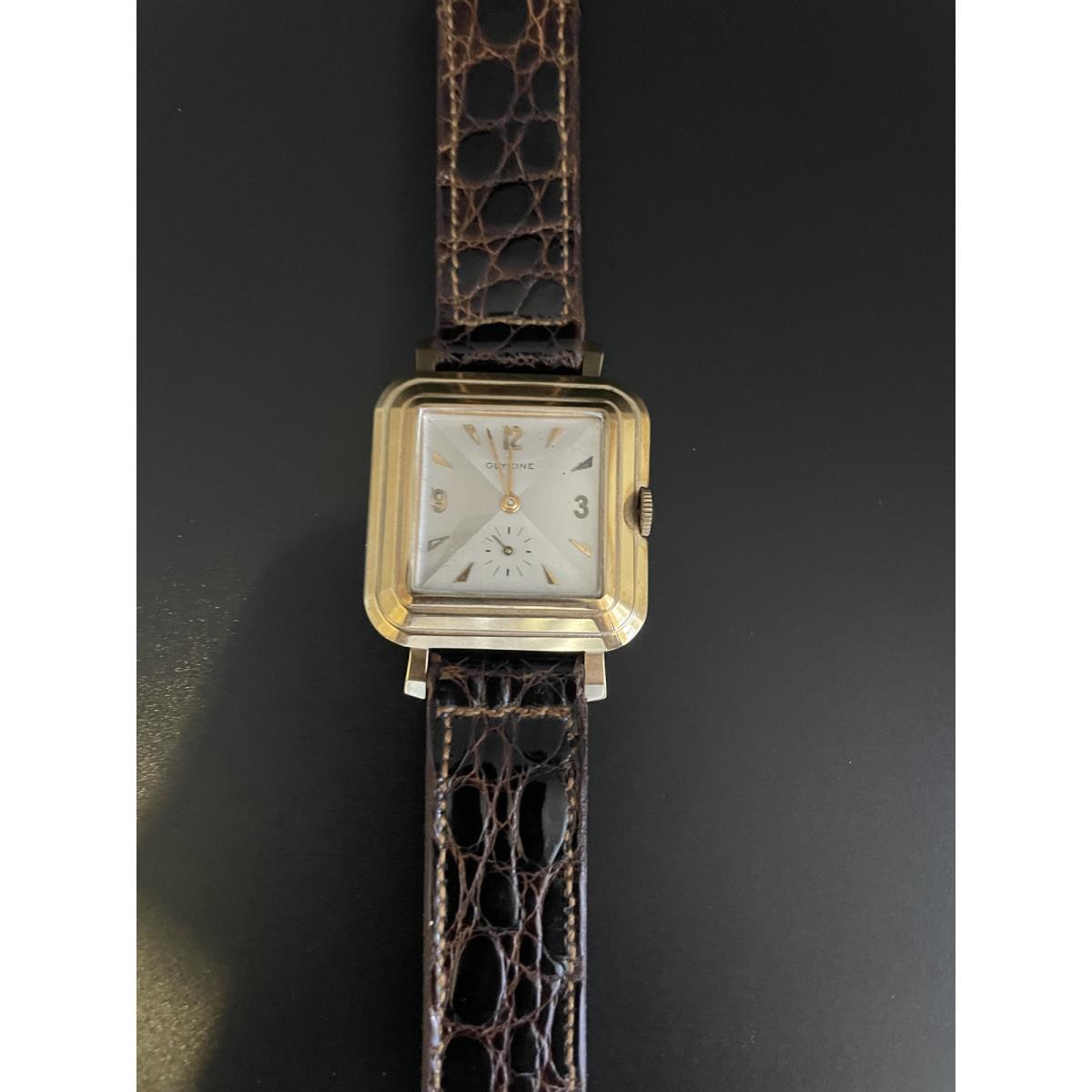 Vintage Glycine 14k Gold Watch