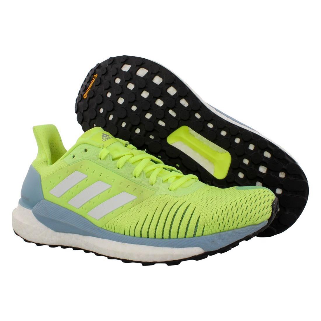 Adidas Solar Glide St Womens Shoes Size 6 Color: Hi-res Yellow/cloud White/ash - Hi-Res Yellow/Cloud White/Ash Grey, Main: Yellow