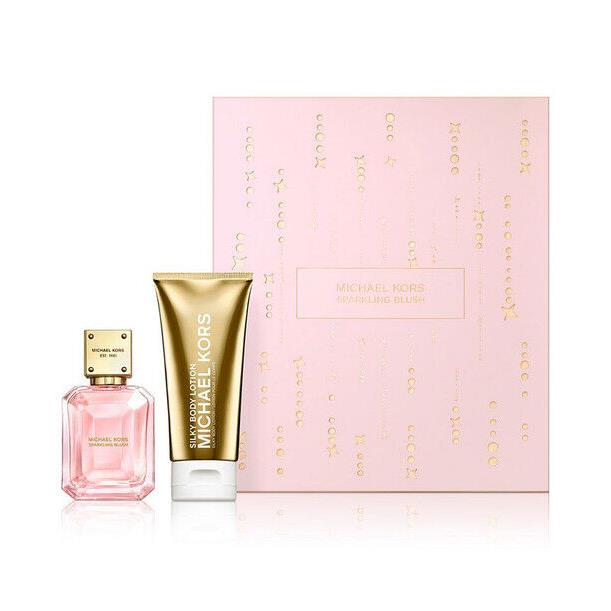 Michael Kors Sparkling Blush Duo Set 1.7 Edp Spray / 2.5 Silky Body Lotion