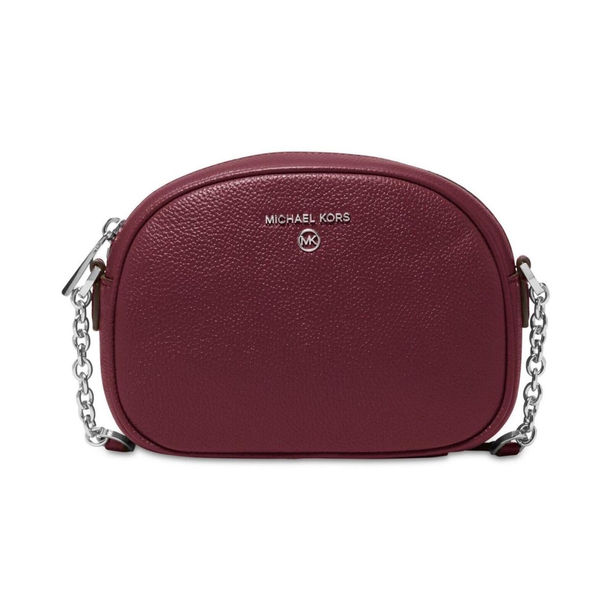 Kors Women`s Jet Set Mini Camera Crossbody Merlot