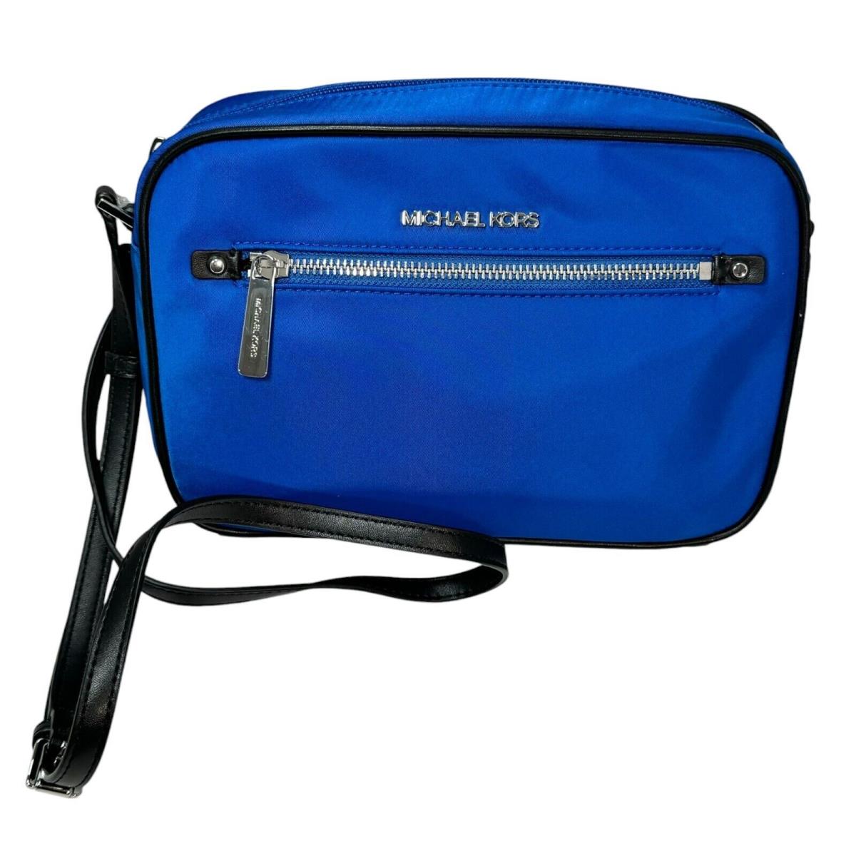 Michael Kors Jet Set Polly Large EW Electric Blue Nylon Crossbody Bag