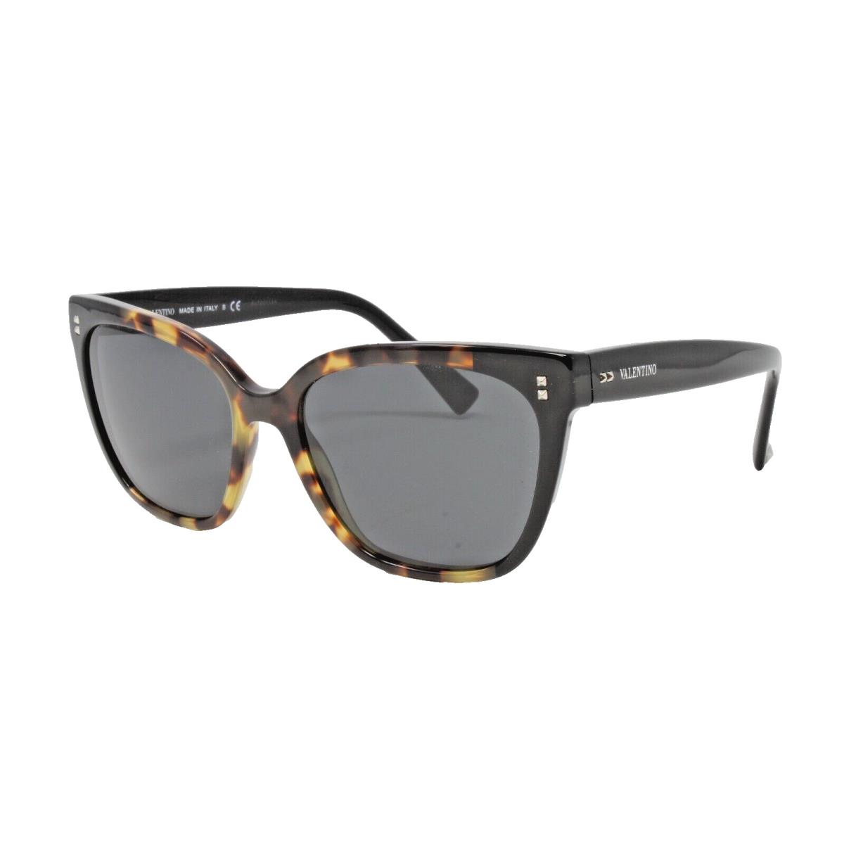 Valentino Sunglasses Women`s Cat Eye Frames VA4070 500387 Havana Black 55mm