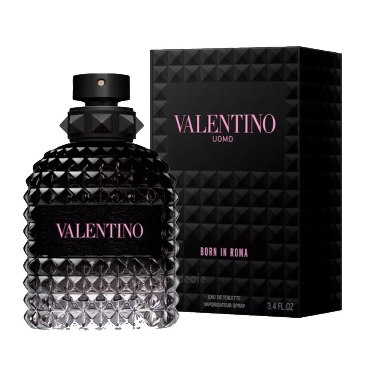 Uomo Born In Roma by Valentino Edt Spray For Men 3.4oz Box