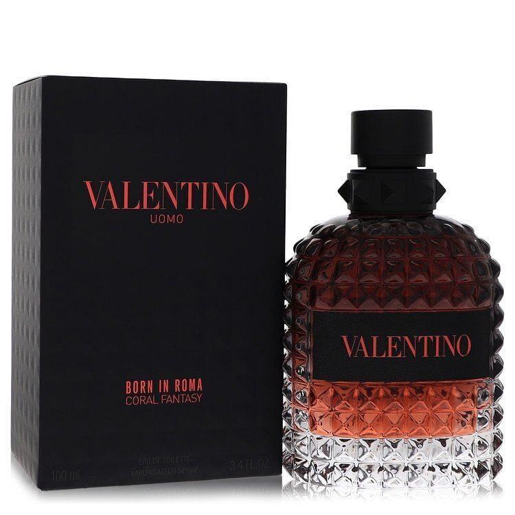 Valentino Uomo Born in Roma Coral Fantasy by Valentino Eau De Toilette Spray 3.4