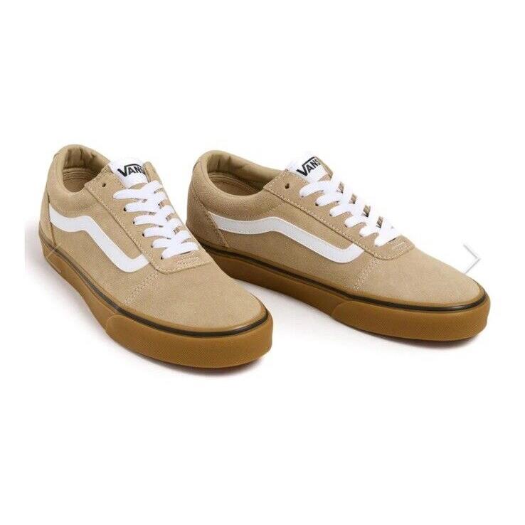 Vans Men`s Ward Suede Trainers Beige Size 9.5