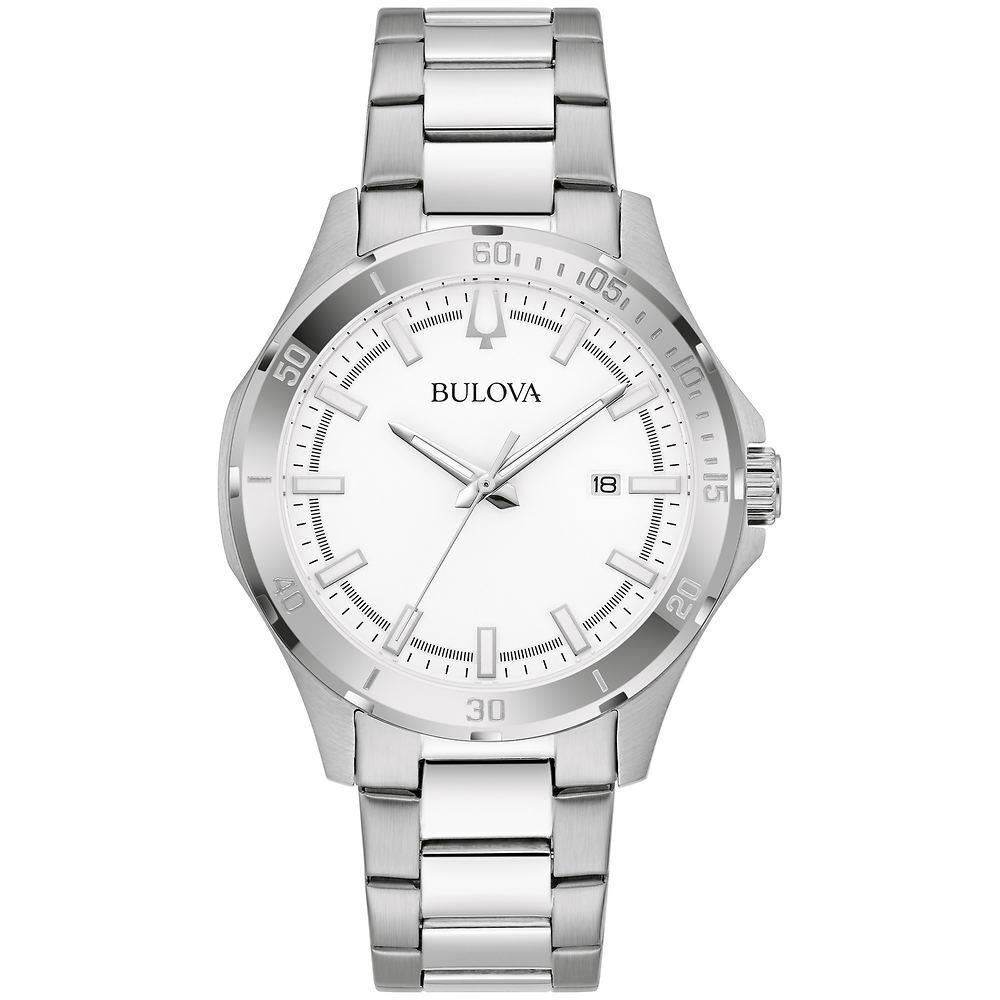 Bulova Men`s Corporate Collection Stainless Steel Bracelet Watch