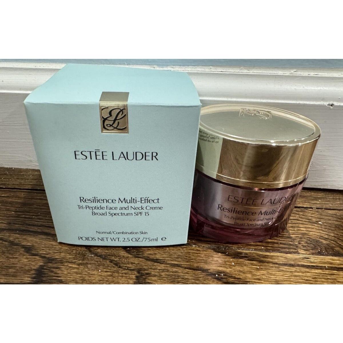 Estee Lauder Resilience Multi-effect Tri-peptide Face Neck Creme Spf 15 2.5 oz